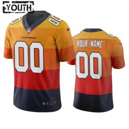 Maillot Enfant Arizona Cardinals City Edition Personnalisé Sunset Orange Vapor Limited